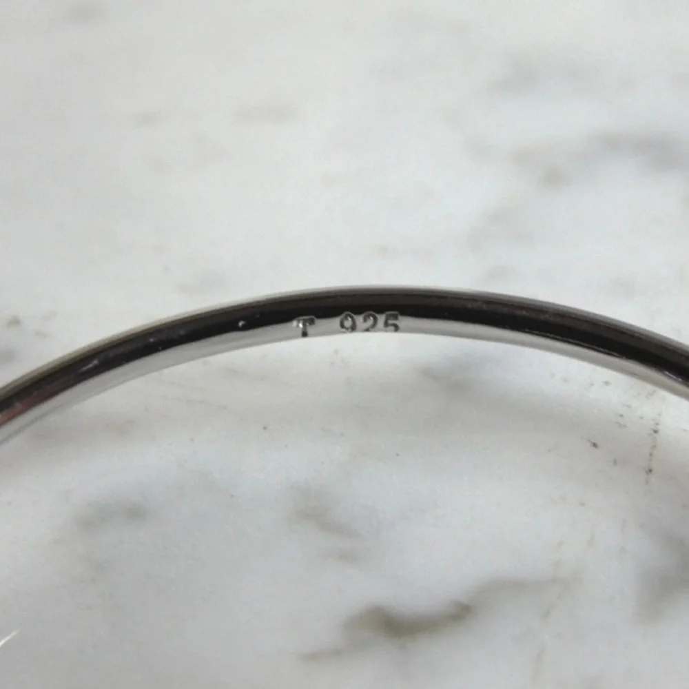 Womens‎ Sterling Silver Modernist Opal Cuff Bracelet